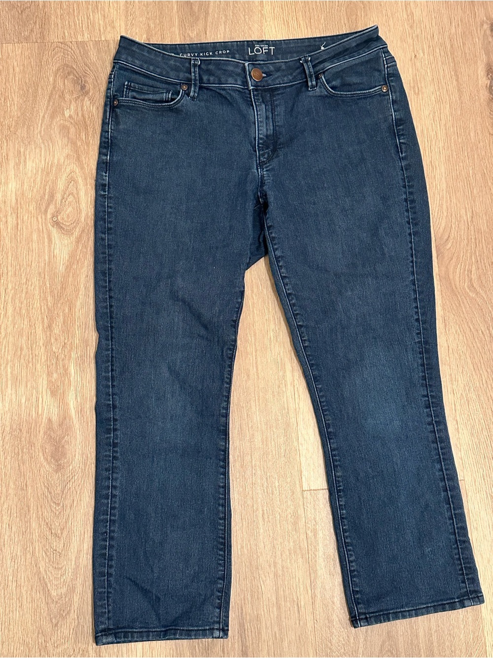 LOFT Dark Blue Cropped Ankle Jeans US 29/8
